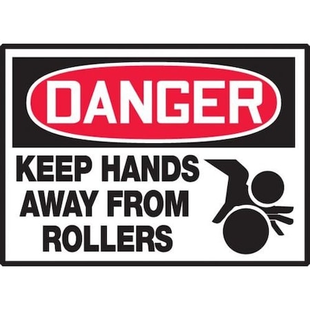 OSHA DANGER SAFETY LABEL KEEP HANDS LEQM129XVE